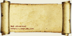 Novak Parenta vizit kartica